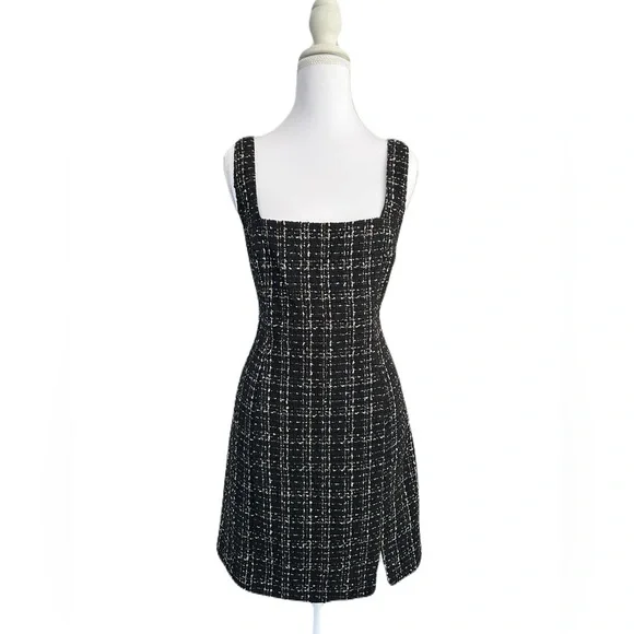 Wayf | Dresses | Wayf Black Sophie Tweed Mini Dress Medium | Poshmark Wayf | Dresses | Wayf Black Sophie Tweed Mini Dress Medium | Poshmark